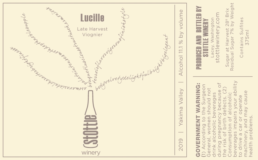 Product Image for 2019 Lucille (Late Harvest Viognier)